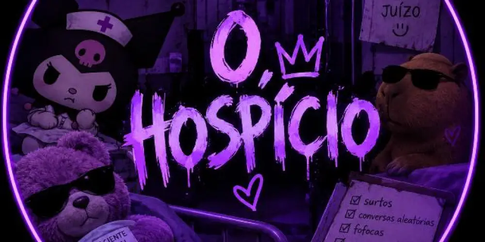 Imagem do grupo de WhatsApp O hospício