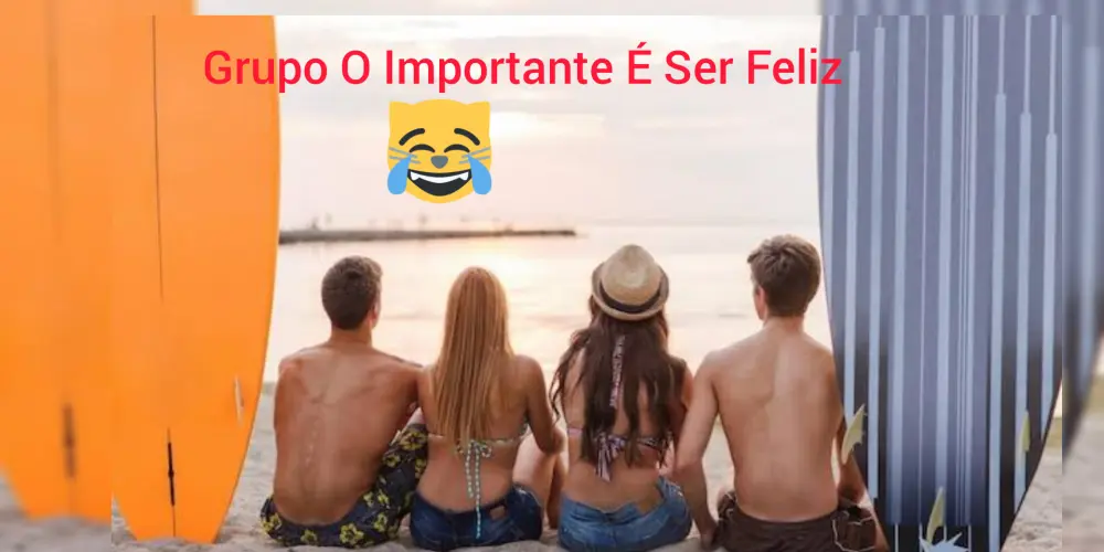 Imagem do grupo de WhatsApp O Importante É Ser Feliz