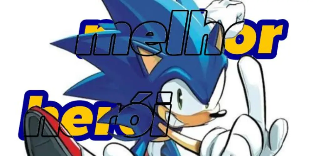 Imagem do grupo de WhatsApp O Melhor Herói  Sonic The Hedgehog