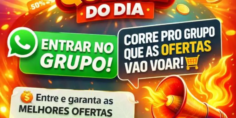 Imagem do grupo de WhatsApp ⚡ OFERTA QUENTE DO DIA 🔥