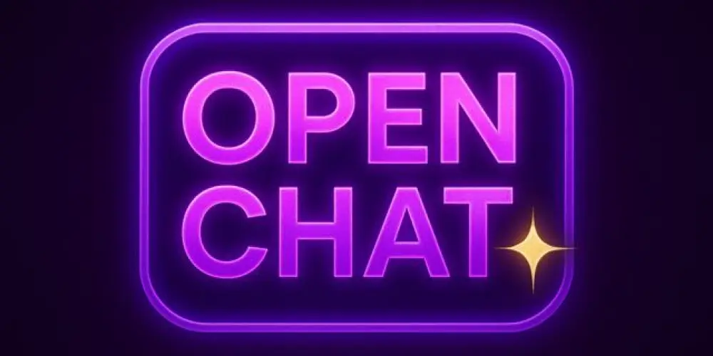 Imagem do grupo de WhatsApp Open Chat ✨