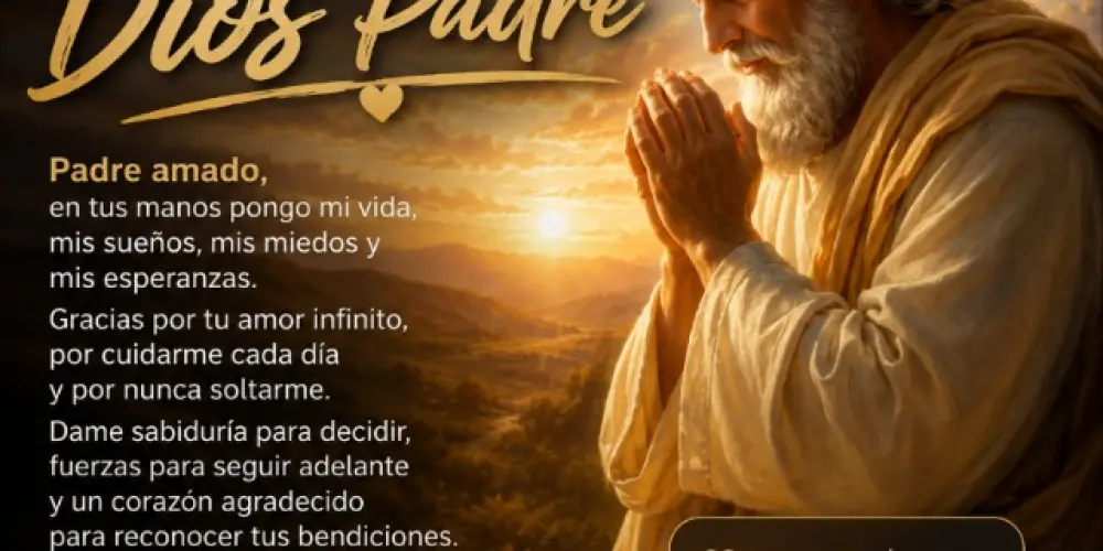 Imagem do grupo de WhatsApp oración Dios padre🏺