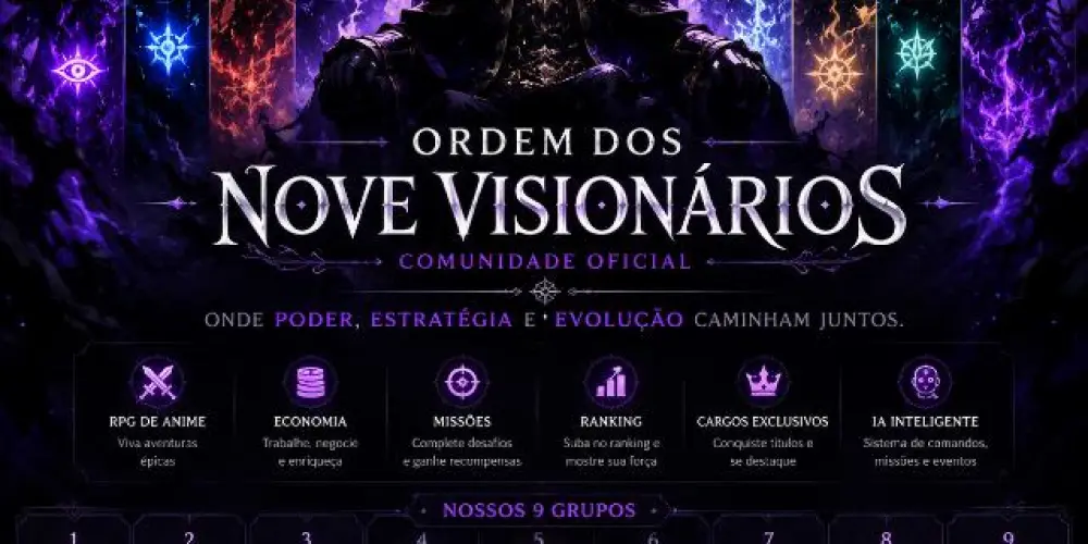 Imagem do grupo de WhatsApp Ordem dos Nove Visionários