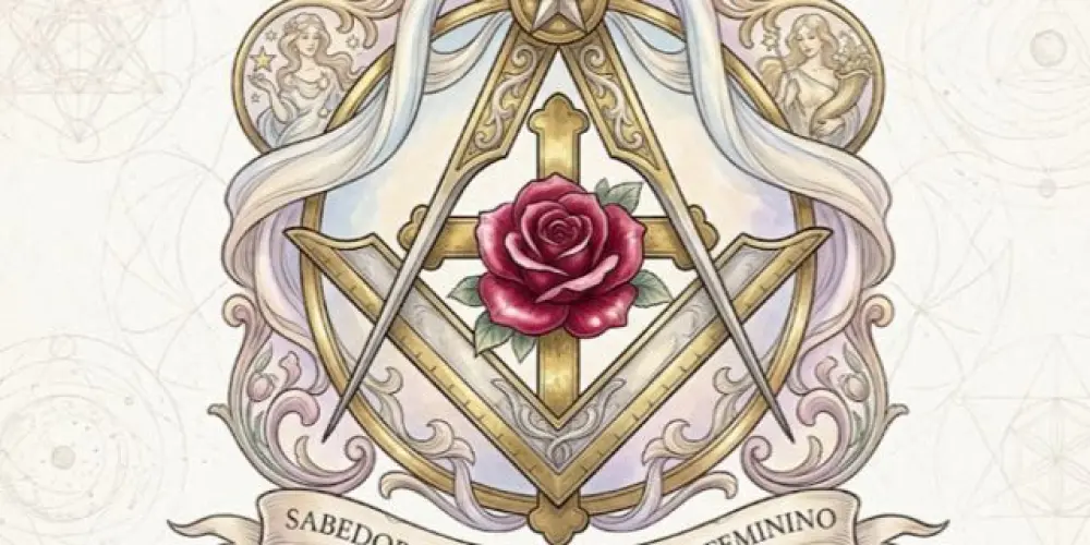 Imagem do grupo de WhatsApp Ordem Maçônica Rosa Cruz Feminina