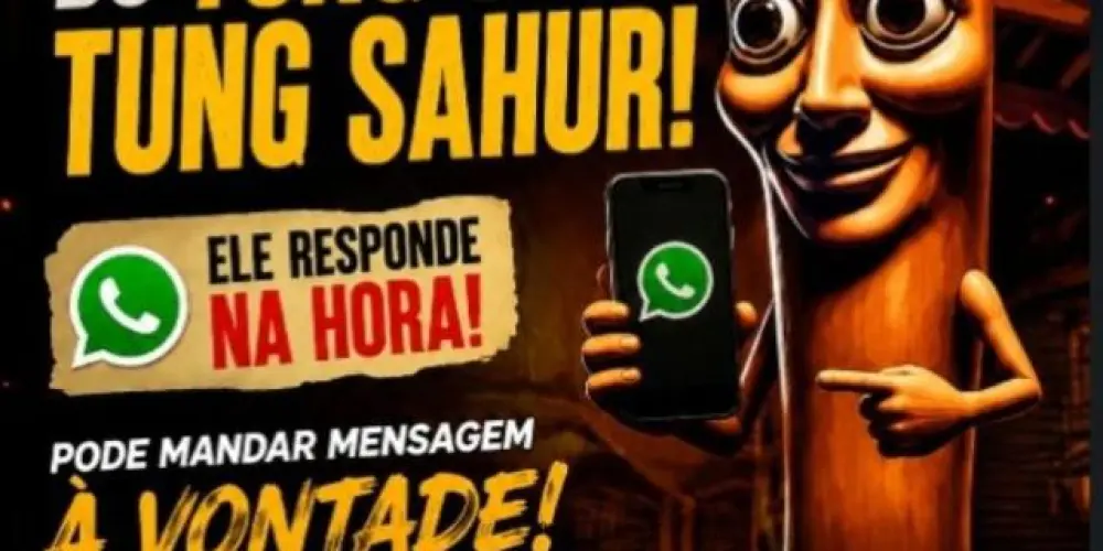 Imagem do grupo de WhatsApp os caba do bagulho