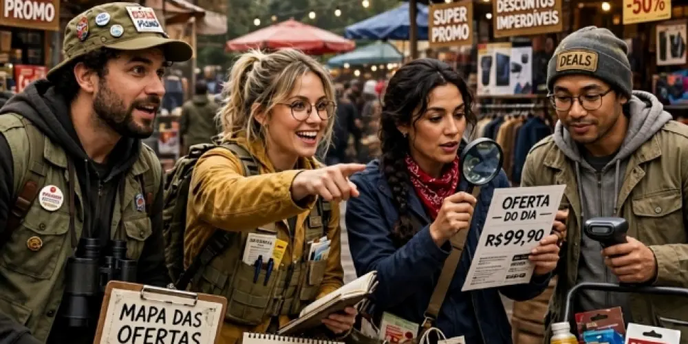 Imagem do grupo de WhatsApp Os caçadores de ofertas