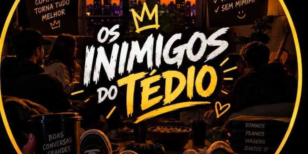Imagem do grupo de WhatsApp Os inimigos do tédio