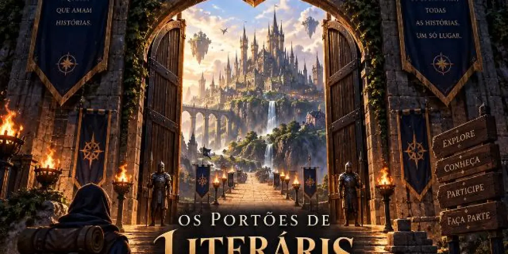 Imagem do grupo de WhatsApp Os portões de Literáris 🏰