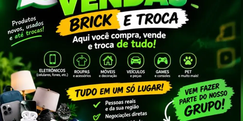 Imagem do grupo de WhatsApp 📦 Outlet Vendas e brick SC
