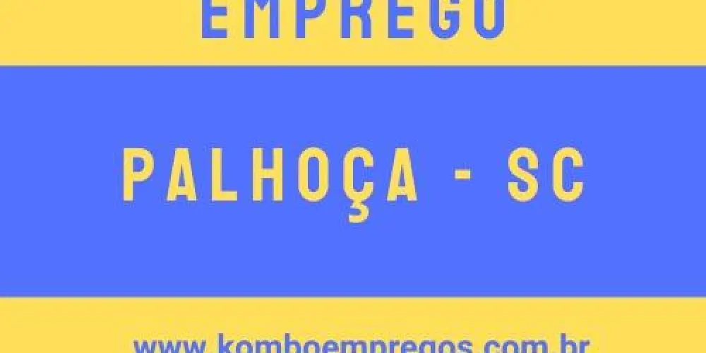 Imagem do grupo de WhatsApp Palhoça-SC - Vagas Emprego