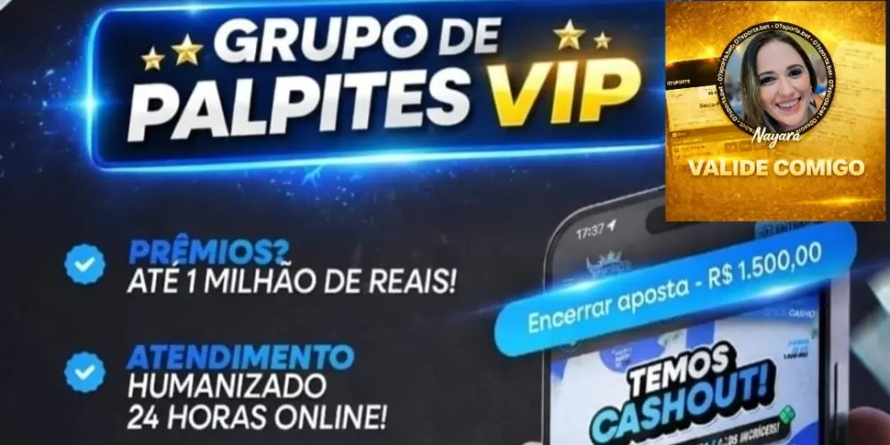 Imagem do grupo de WhatsApp Palpites esportivos