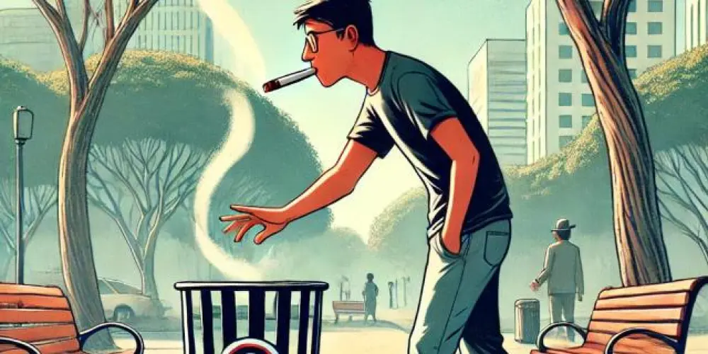 Imagem do grupo de WhatsApp Pare de fumar 🚭