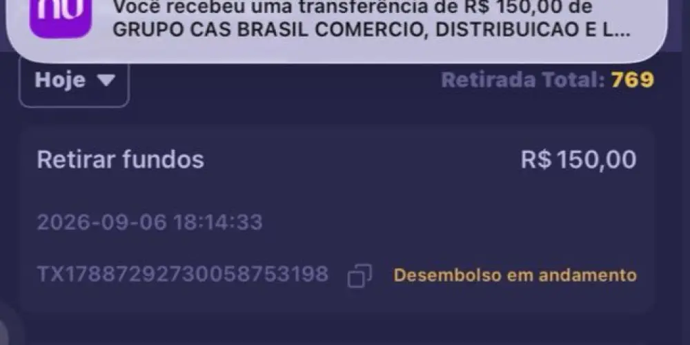 Imagem do grupo de WhatsApp Plataforma chinesa pagantes