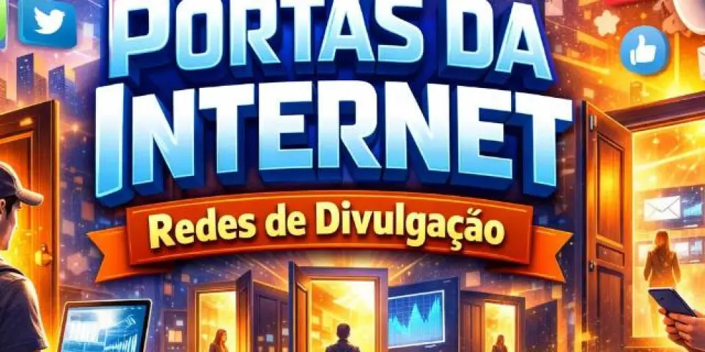 Imagem do grupo de WhatsApp Portas da Internet Redes de Divulgações