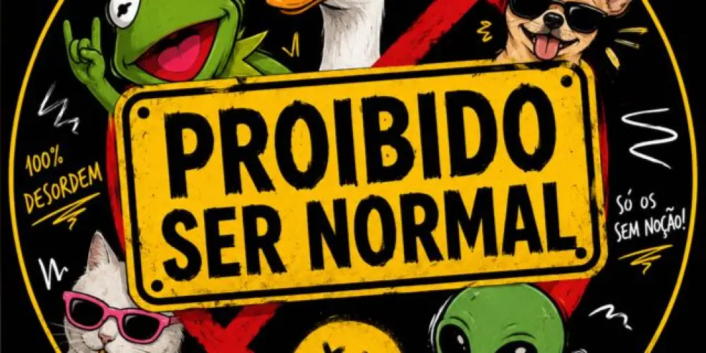 Imagem do grupo de WhatsApp PROIBIDO SER NOMAL🚫