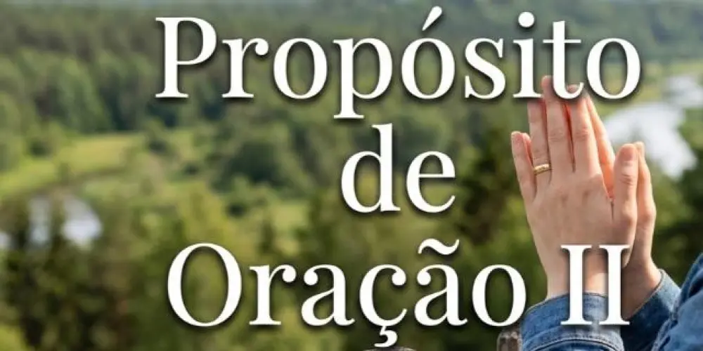 Imagem do grupo de WhatsApp Propósito de Oração ll
