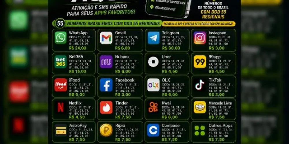 Imagem do grupo de WhatsApp Puxadas/números virtual