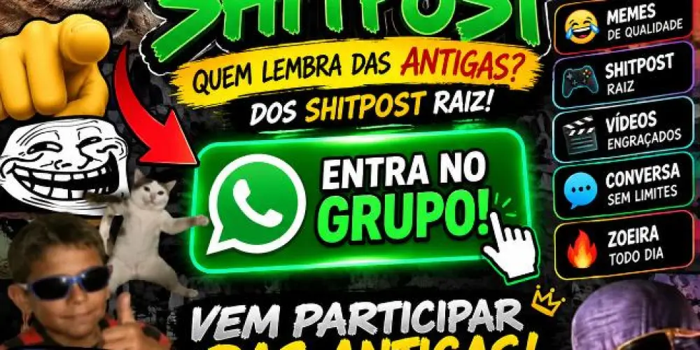 Imagem do grupo de WhatsApp Real shitpost ☠️ (canal 3)