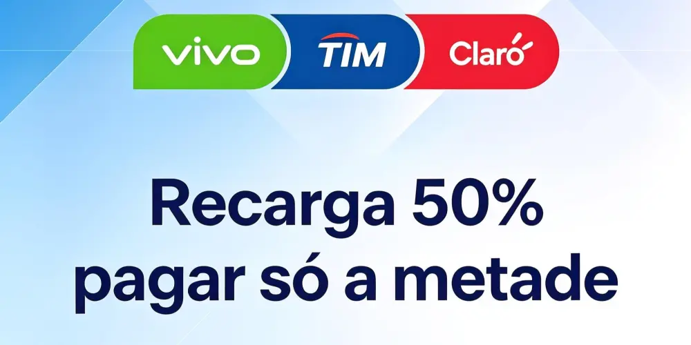 Imagem do grupo de WhatsApp Recarga 50%
