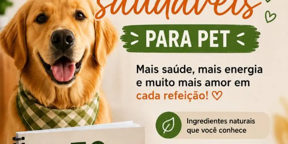 Imagem do grupo de WhatsApp Receitas Saudáveis para seu Pet!!
