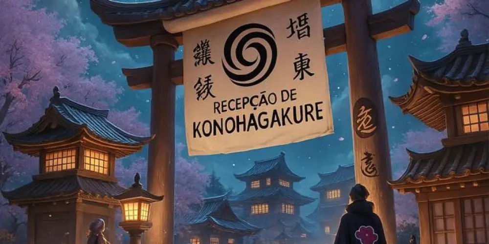 Imagem do grupo de WhatsApp Recepção de Konohagakure