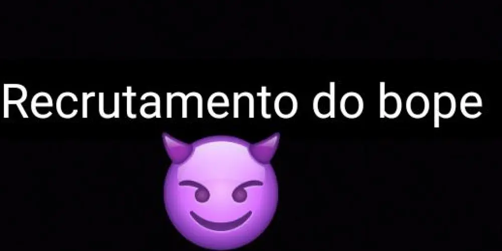 Imagem do grupo de WhatsApp Recrutamento BOPE