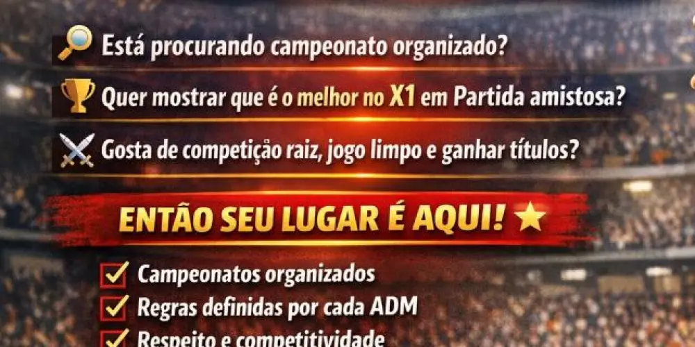 Imagem do grupo de WhatsApp RECRUTAMENTO CAMPEONATOS FTS 👔