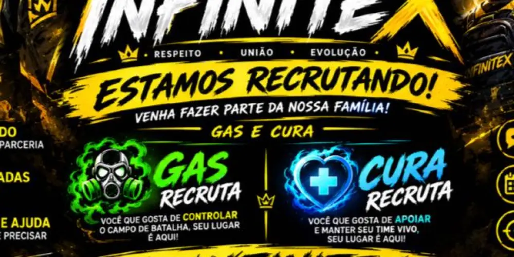 Imagem do grupo de WhatsApp RECRUTAMENTO DA infinityXㅤ☪️