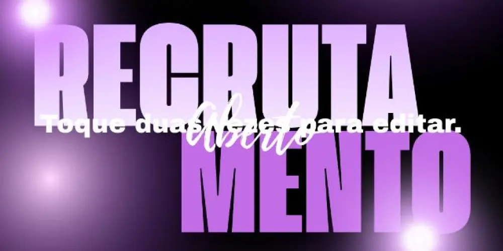 Imagem do grupo de WhatsApp RECRUTAMENTO DA SKR💜