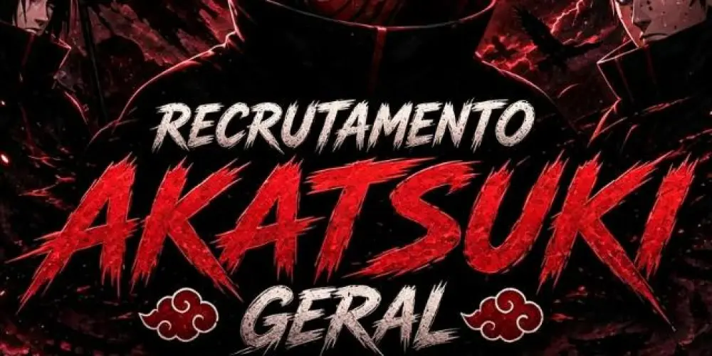 Imagem do grupo de WhatsApp RECRUTAMENTO GERAL AKATSUKI 🥷🏽☁️