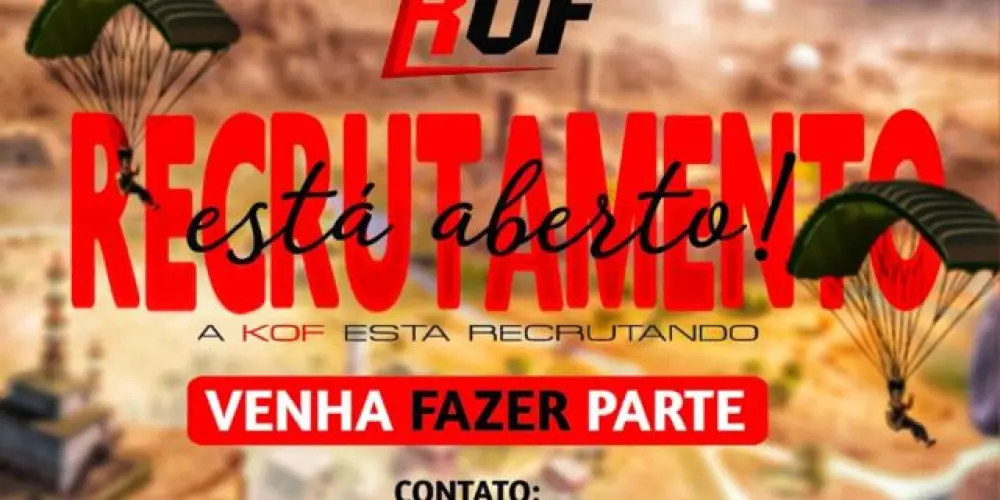 Imagem do grupo de WhatsApp Recrutamento KOF