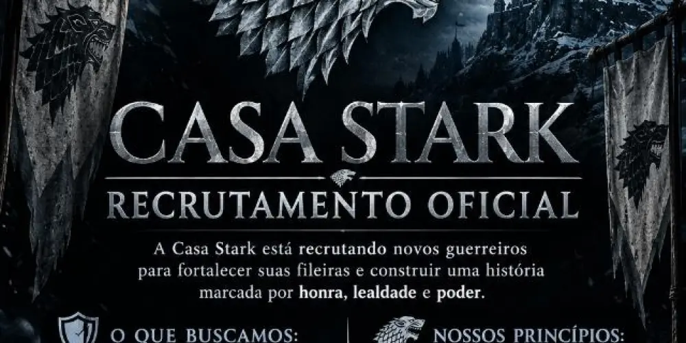 Imagem do grupo de WhatsApp RECRUTAMENTO STARK OFICIAL