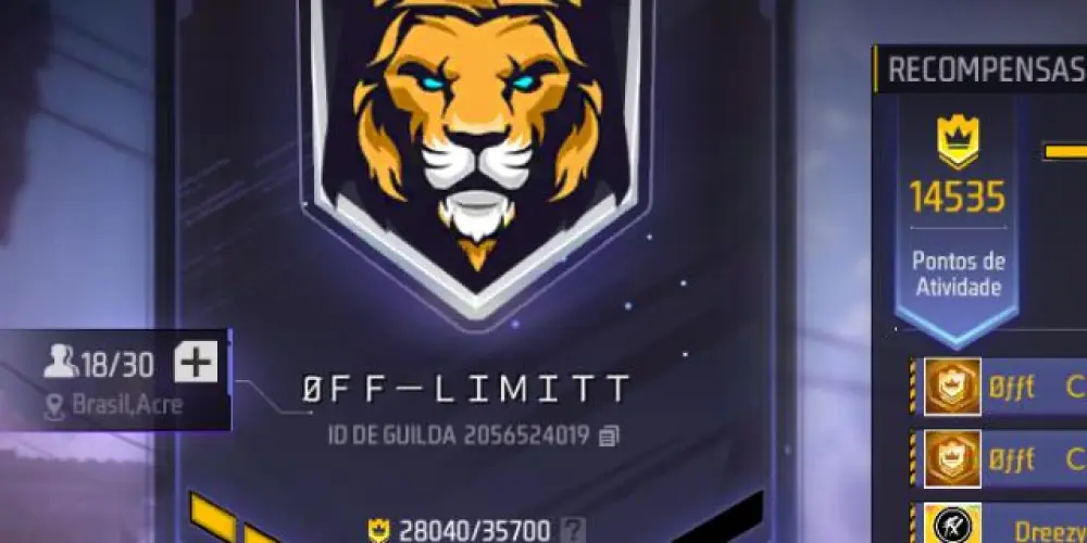 Imagem do grupo de WhatsApp RECRUTANDO DA GUILDA ØFF-LIMITT