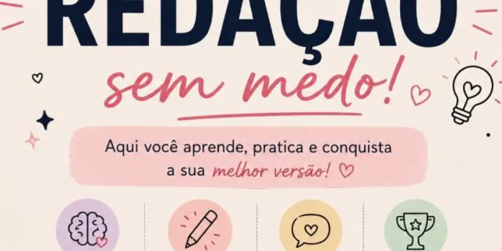 Imagem do grupo de WhatsApp Redação Sem Medo