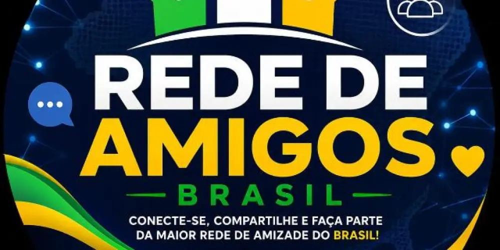 Imagem do grupo de WhatsApp Rede de Amigos Brasil