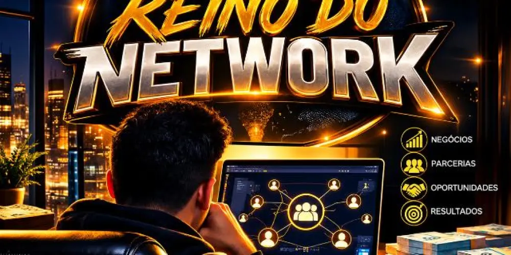 Imagem do grupo de WhatsApp REINO DO NETWORK 👑