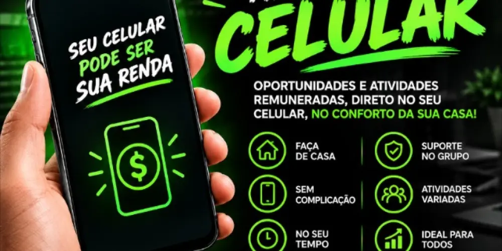 Imagem do grupo de WhatsApp Renda Extra Apenas Com Celular