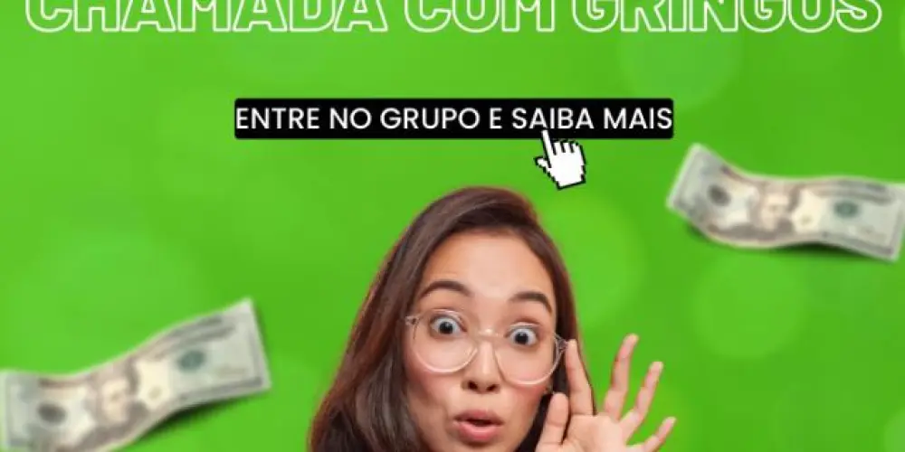 Imagem do grupo de WhatsApp Renda Extra • Chamada com Gringos