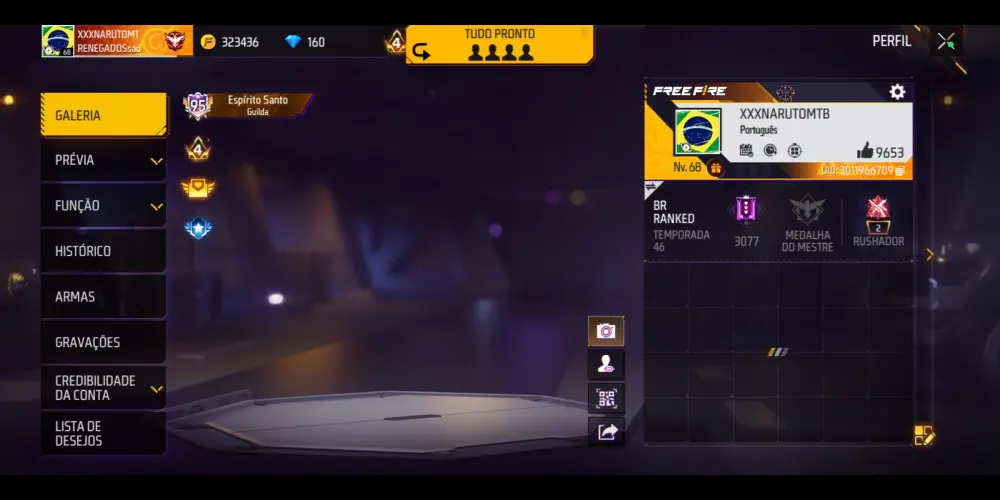 Imagem do grupo de WhatsApp Renegado ff