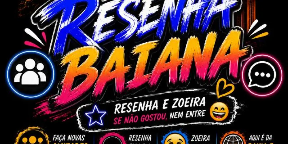 Imagem do grupo de WhatsApp Resenha Baiana 🏝️