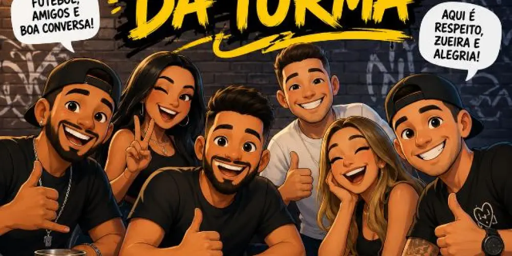 Imagem do grupo de WhatsApp RESENHA DA TURMA 😎💯