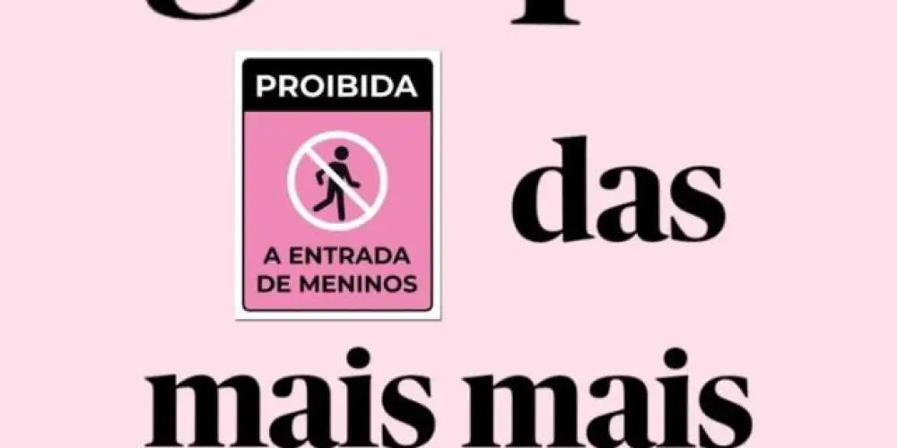 Imagem do grupo de WhatsApp resenha das garotas