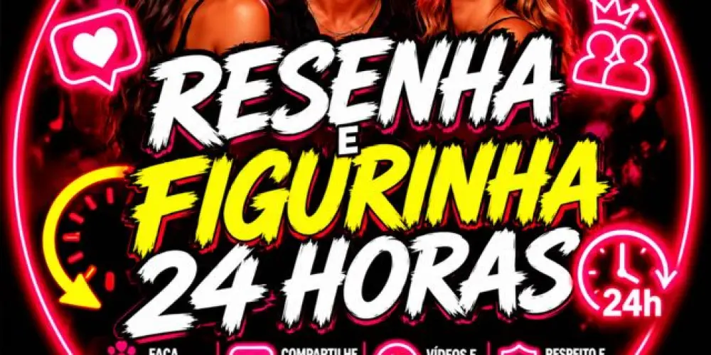 Imagem do grupo de WhatsApp Resenha X Figurinhas 24 horas