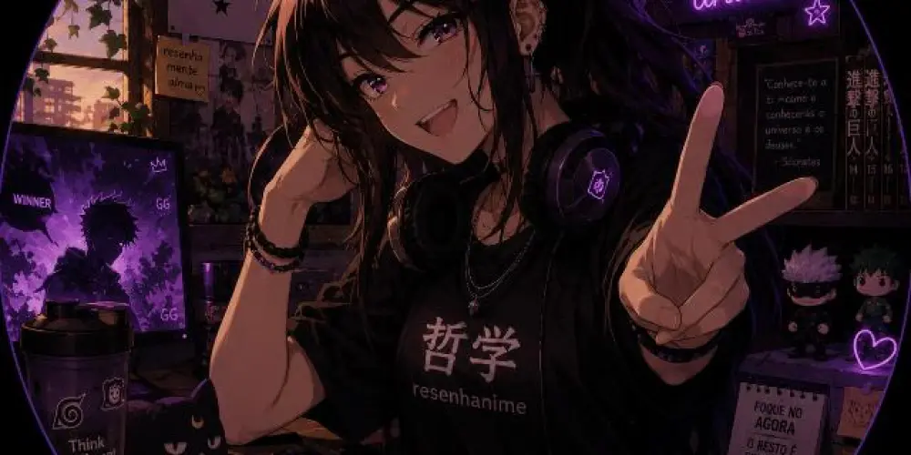 Imagem do grupo de WhatsApp Resenhanime