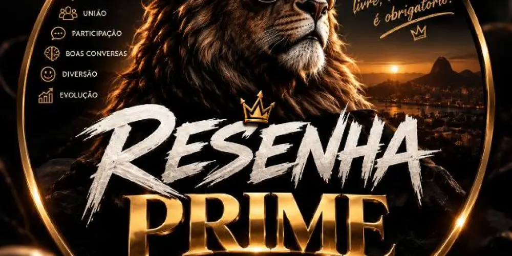 Imagem do grupo de WhatsApp Resenhas prime 👑