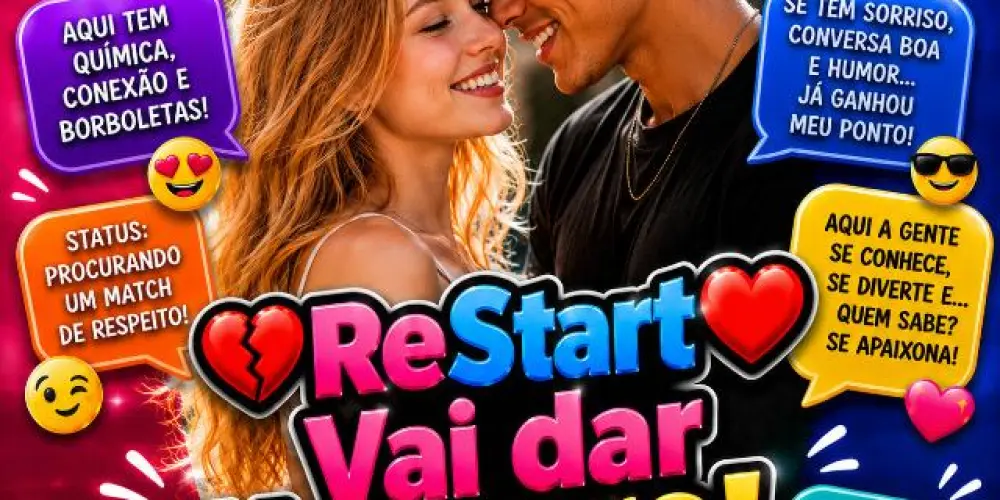 Imagem do grupo de WhatsApp 💔ReStart❤️ - Vai dar namoro