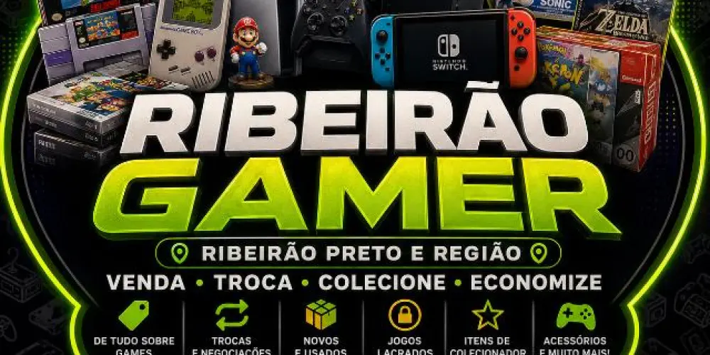 Imagem do grupo de WhatsApp 🎮Ribeirão Gamer — Compra, Venda & Troca | RIBEIRÃO PRETO E REGIÃO