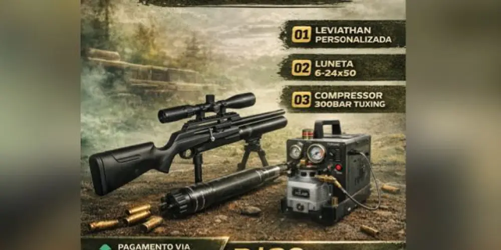 Imagem do grupo de WhatsApp 🔥 RIFA LEVIATAN CUSTOM OFICIAL + COMPRESSOR TUXING E LUNETA 6x24x50