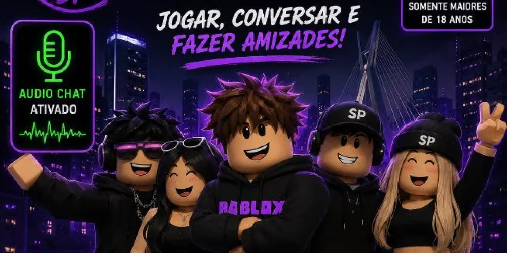 Imagem do grupo de WhatsApp Roblox SP 18+