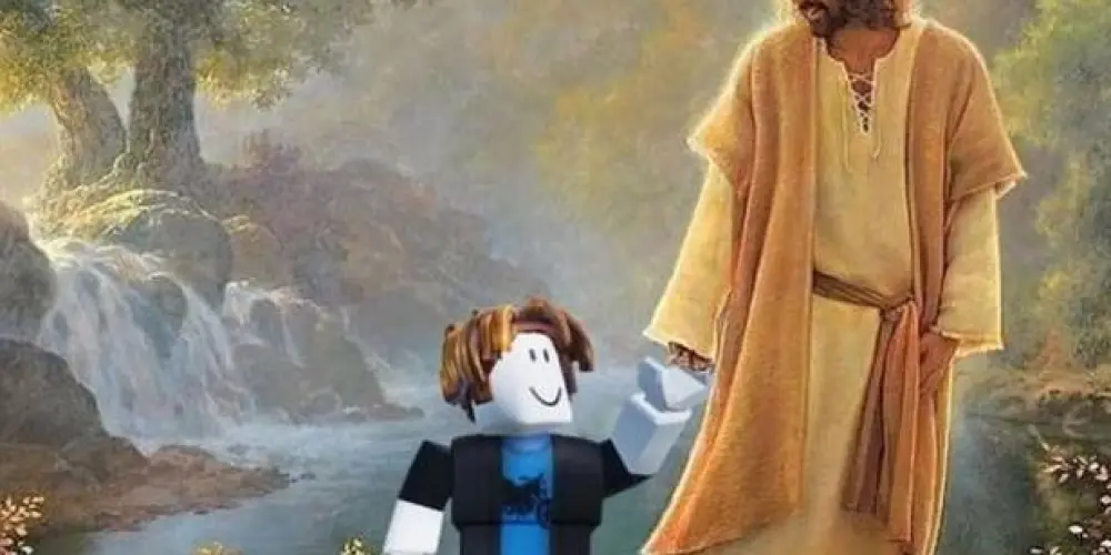 Imagem do grupo de WhatsApp Robloxianos de plantão 😃🎉🩷👾👻